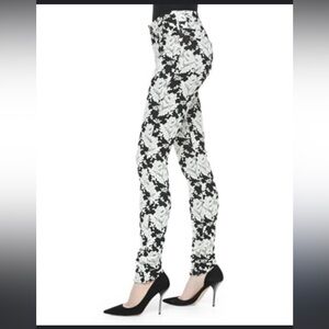 7 for all mankind rose embroidered jeans